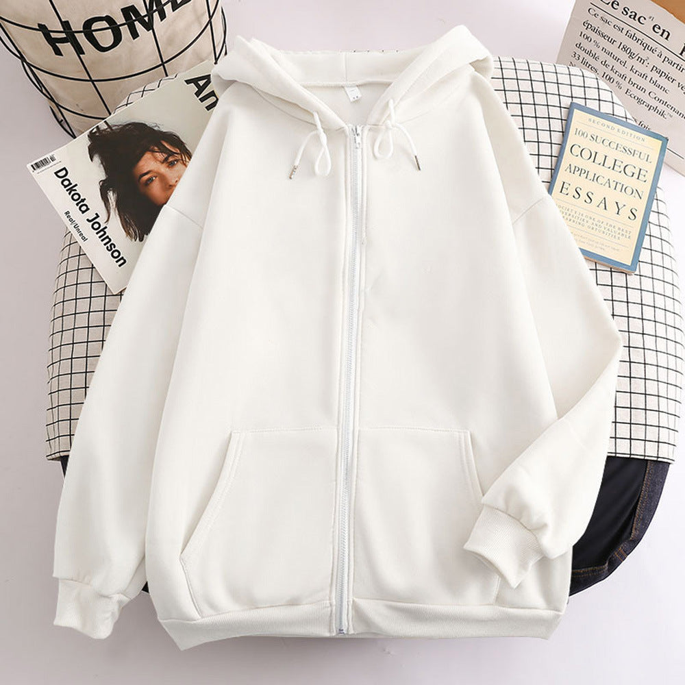 Mens Long Sleeve Zip Up Hoodie