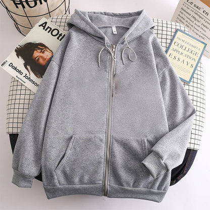 Mens Long Sleeve Zip Up Hoodie